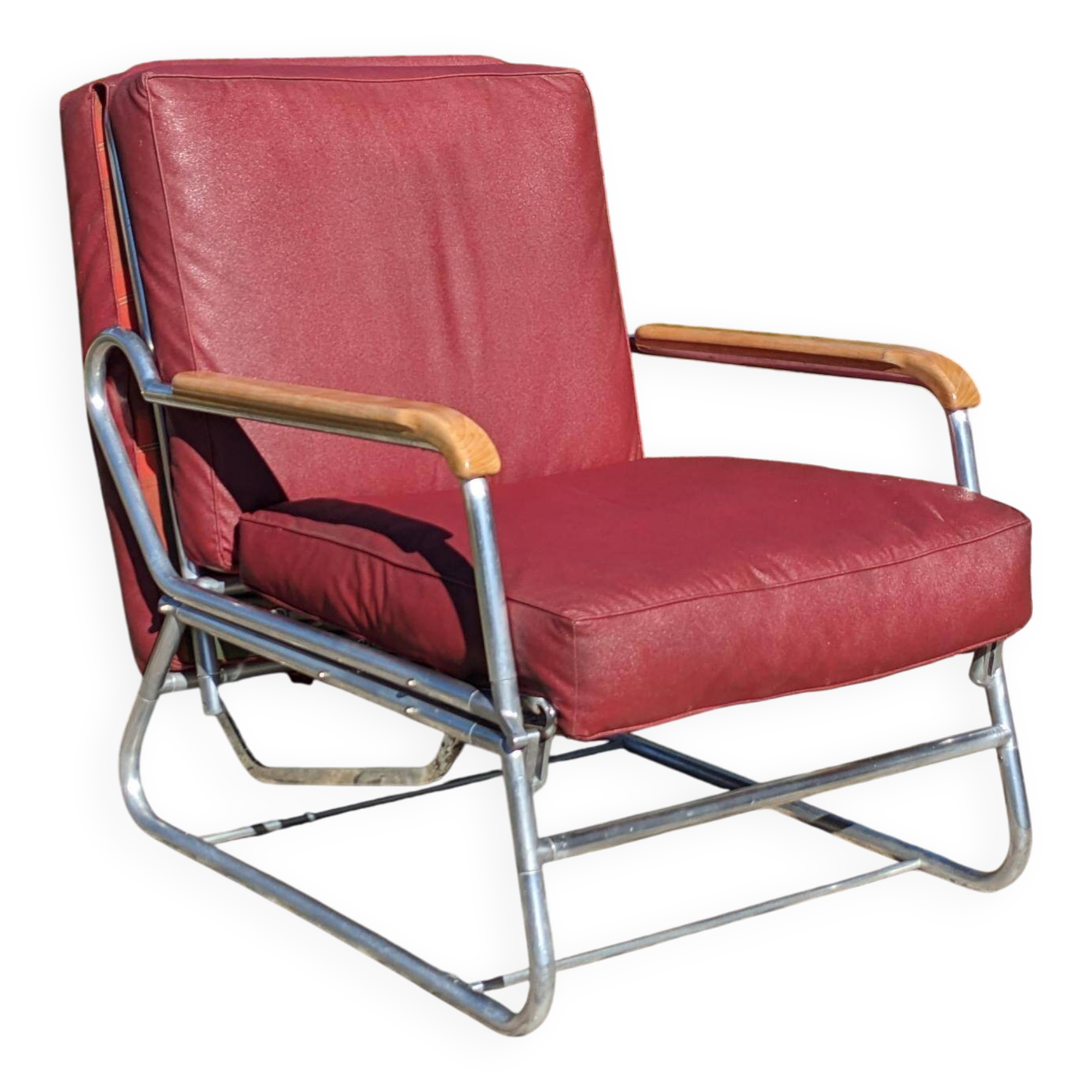 Modernist armchair by F. CARUELLE