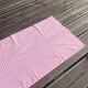 Pink checked cotton bolster cover