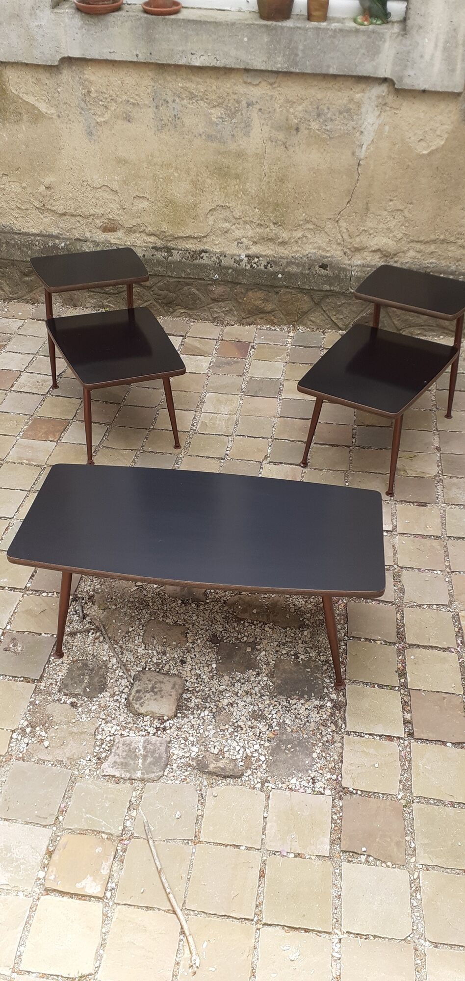 Vintage 50s living room set brand "Métalcraft" california design