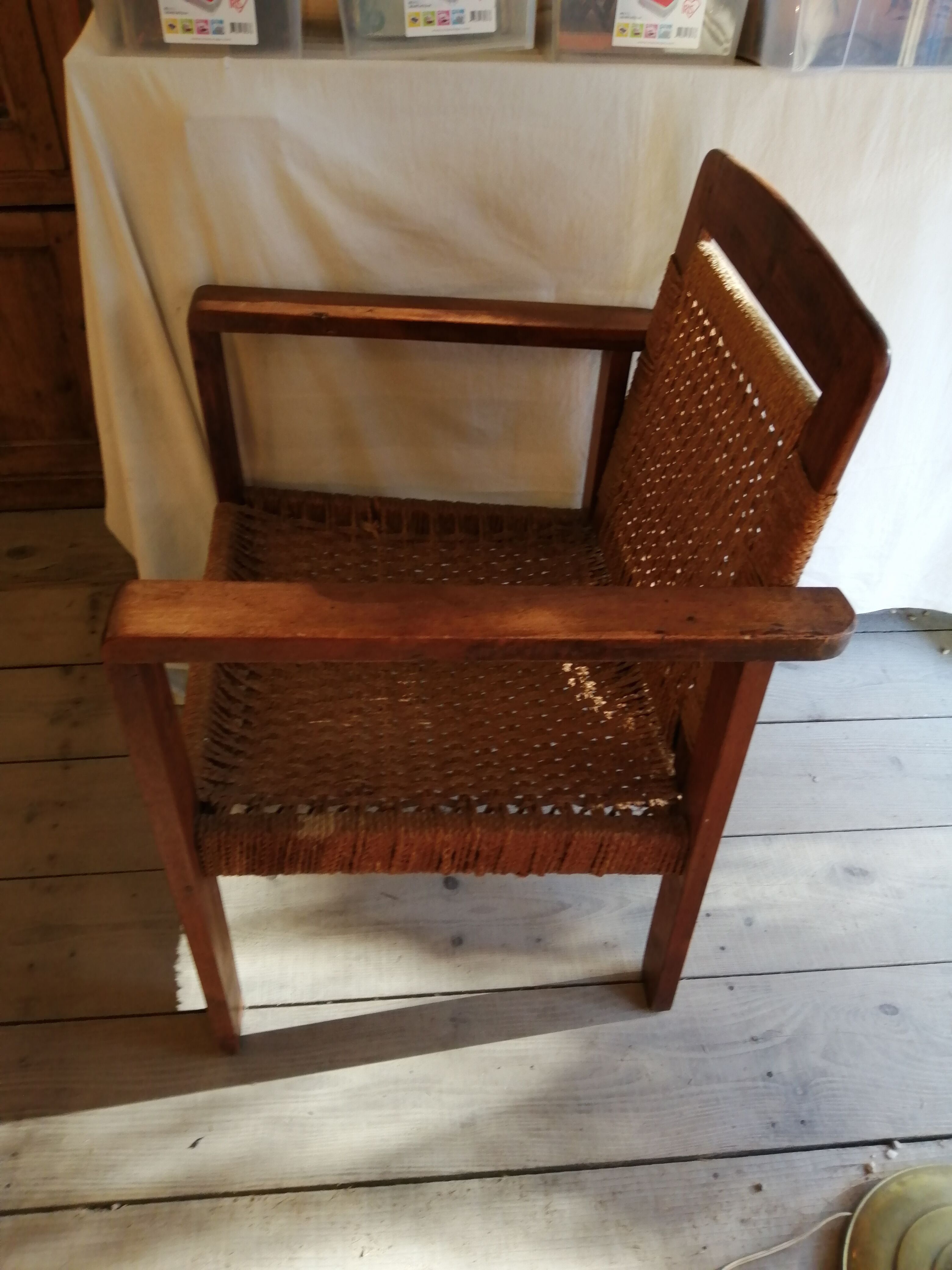 Art Deco rope armchair