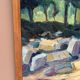 Original Swedish Oil On Canvas – “Landscape Composition” By Jarl Lindblad – Dated 1998 – Vintage & Framed – 43.5 × 51 Cm (17.1" × 20.1")