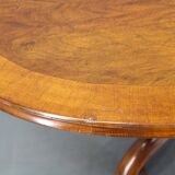 1930s Bentwood Table with Walnut Top Finish, Czechoslovakia