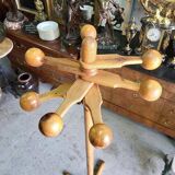 1960 modernist vintage coat rack in fir 7 b