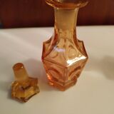 Pair of bottles amber-colored