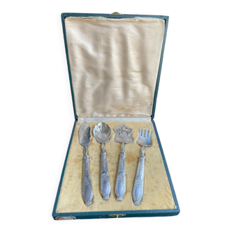 Complete box of cutlery Minerve 1st title Art Nouveau