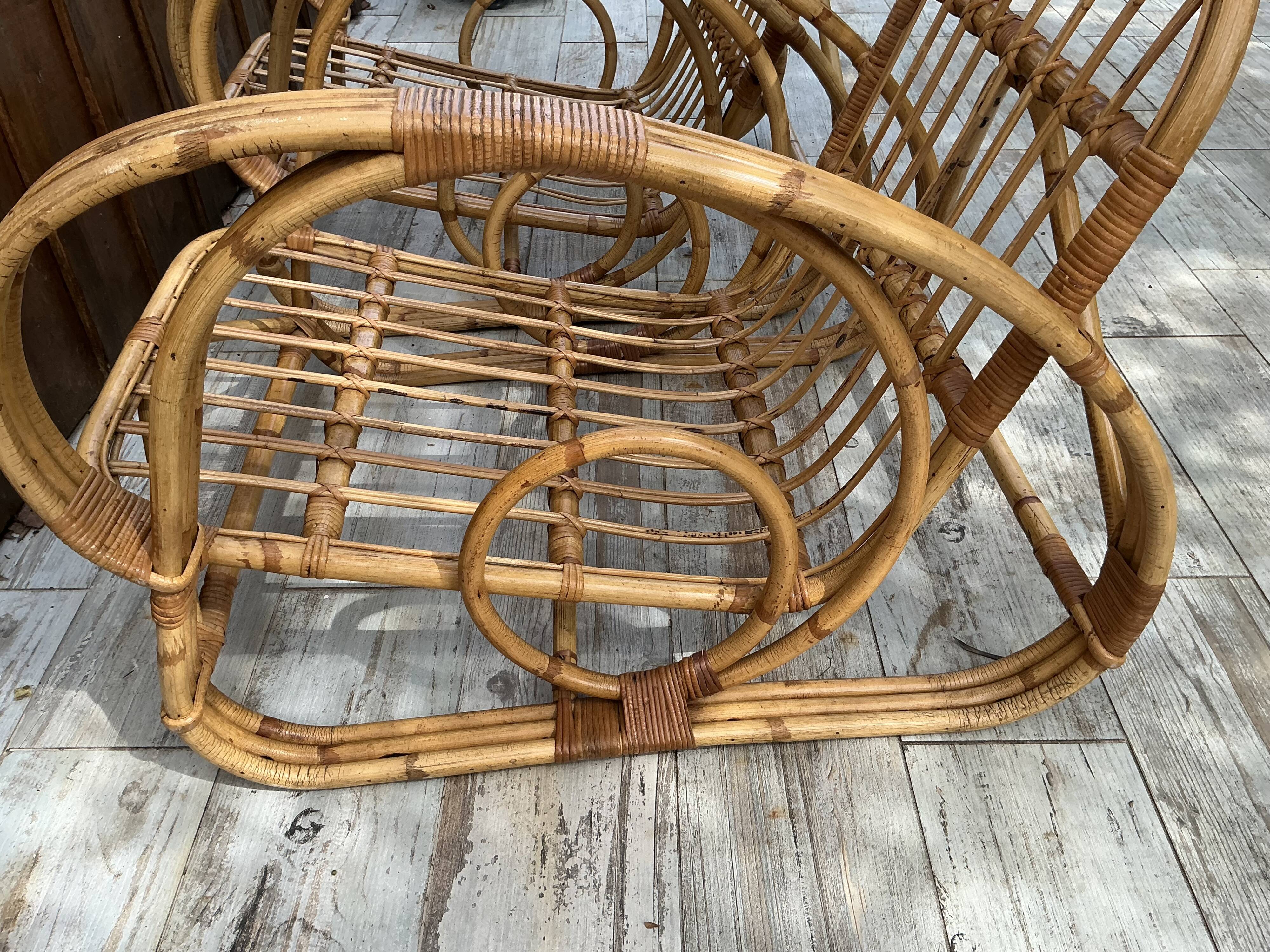 Pair of Riviera lounge chairs from the 1950s.