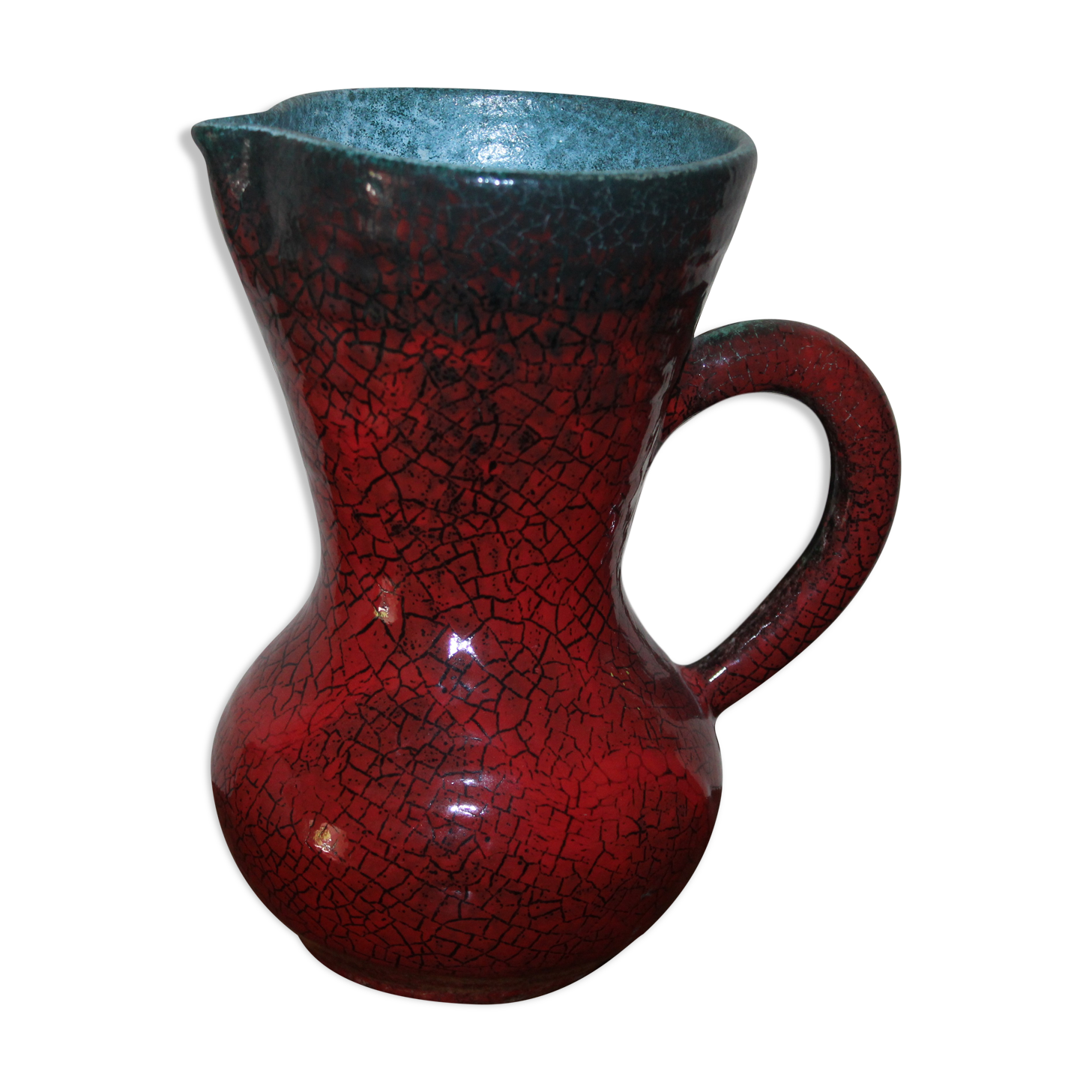 Vintage Accolay ceramic pitcher