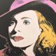 Lithographie CMOA Andy Warhol LIMITÉE | Portrait Pop Art INGRID BERGMAN