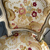 Pair of LXV style armchairs