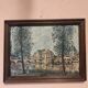 Vintage oil on canvas Moret sur Loing