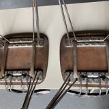 2 formica chairs - eiffel legs