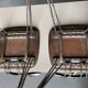 2 chaises formica - pieds Eiffel