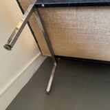 Gray sofa bench
