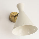 Pair of Italian design wall lamps 1950