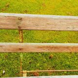 Folding garden bench