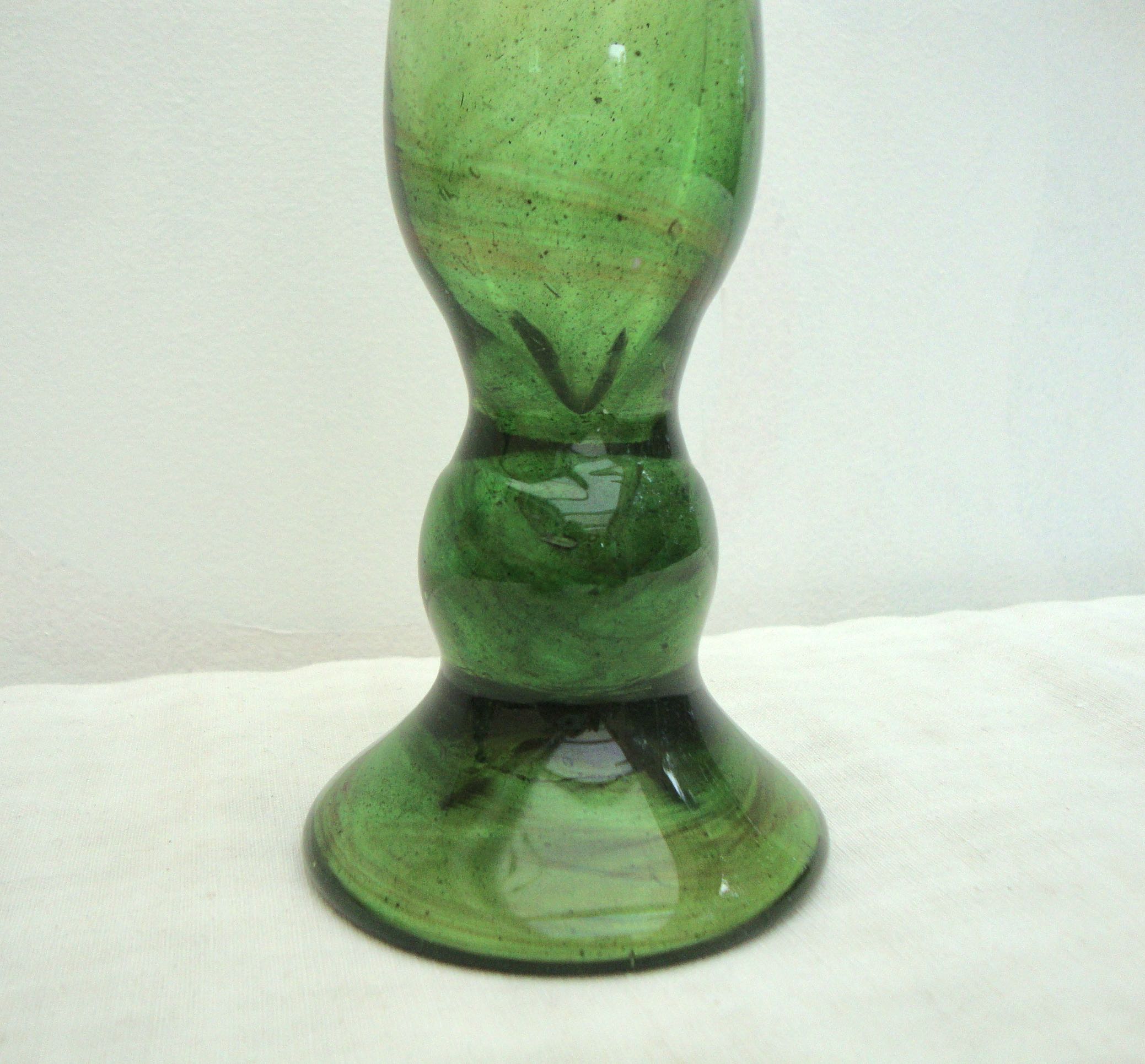 Blown glass vase