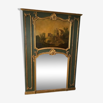 Louis XV style trumeau, 180x120 cm