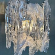 2x lustres vintage Mazzega en 'verre fondu' – Murano