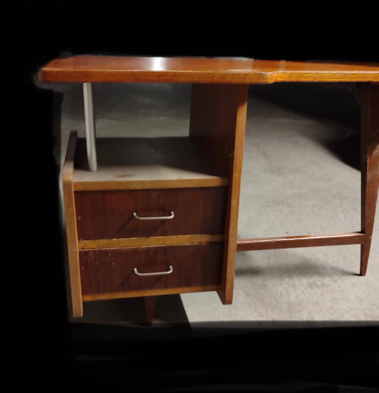 Bureau bois vintage années 60