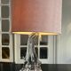 Lampe de table en cristal années 50