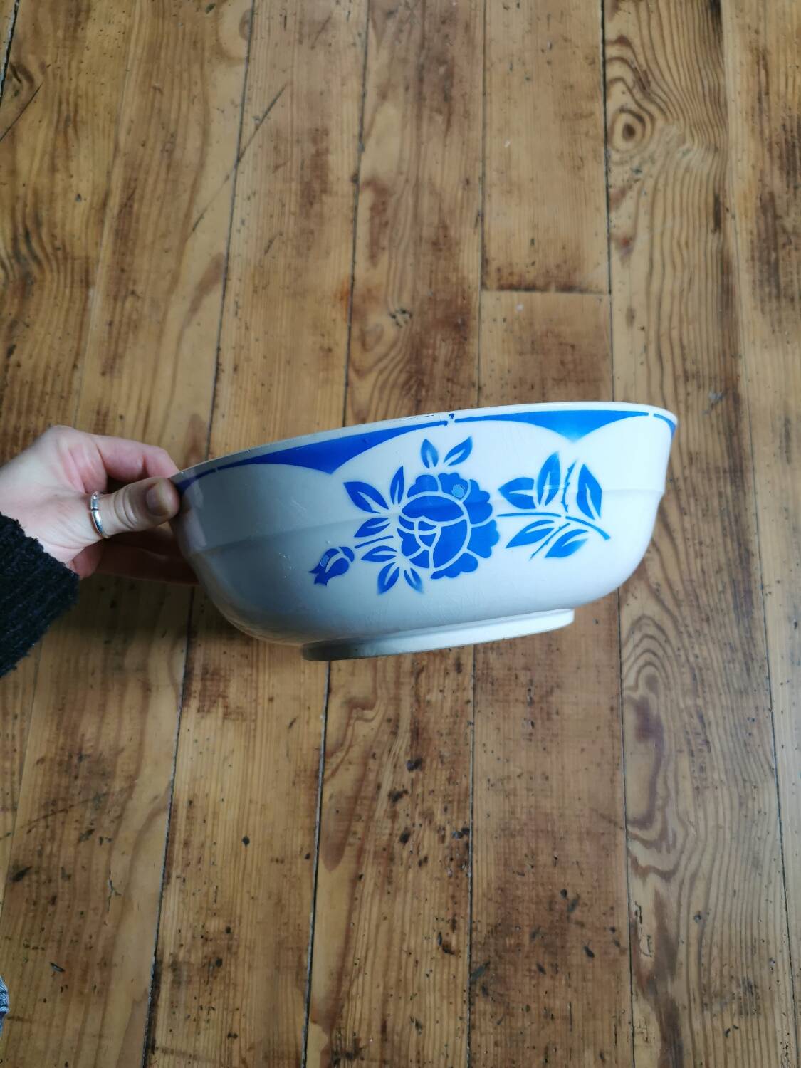 Digoin retro salad bowl, Corsica