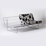 Moment sofa by Niels Gammelgaard for Ikea, 1980s with animal print upholstery