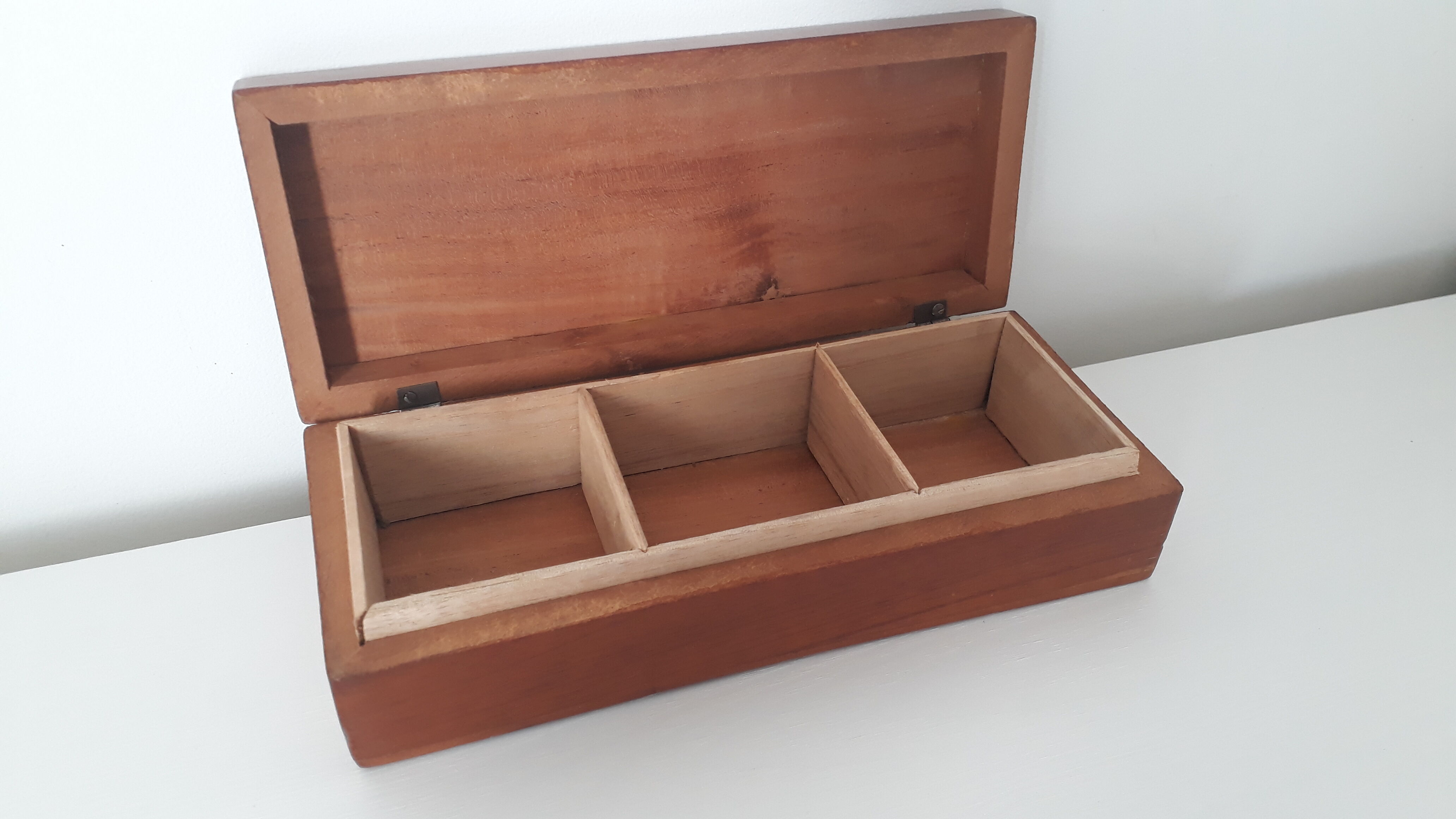 Vintage cedar wood box