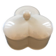Porcelain clover sugar bowl