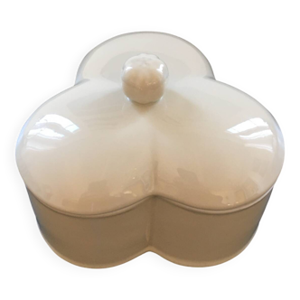 Porcelain clover sugar bowl