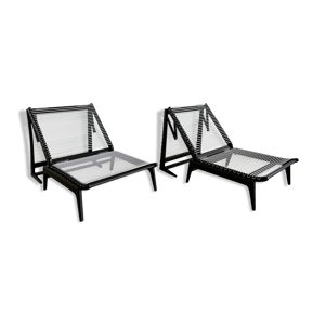Paire de chauffeuses