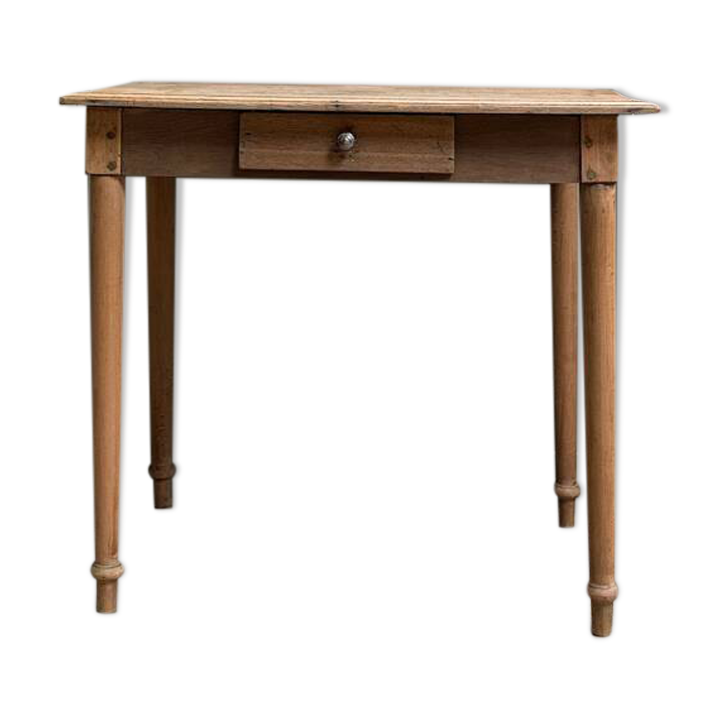 Table made of solid chestnut (renovated) or