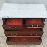 Louis XVI style mahogany chest of drawers