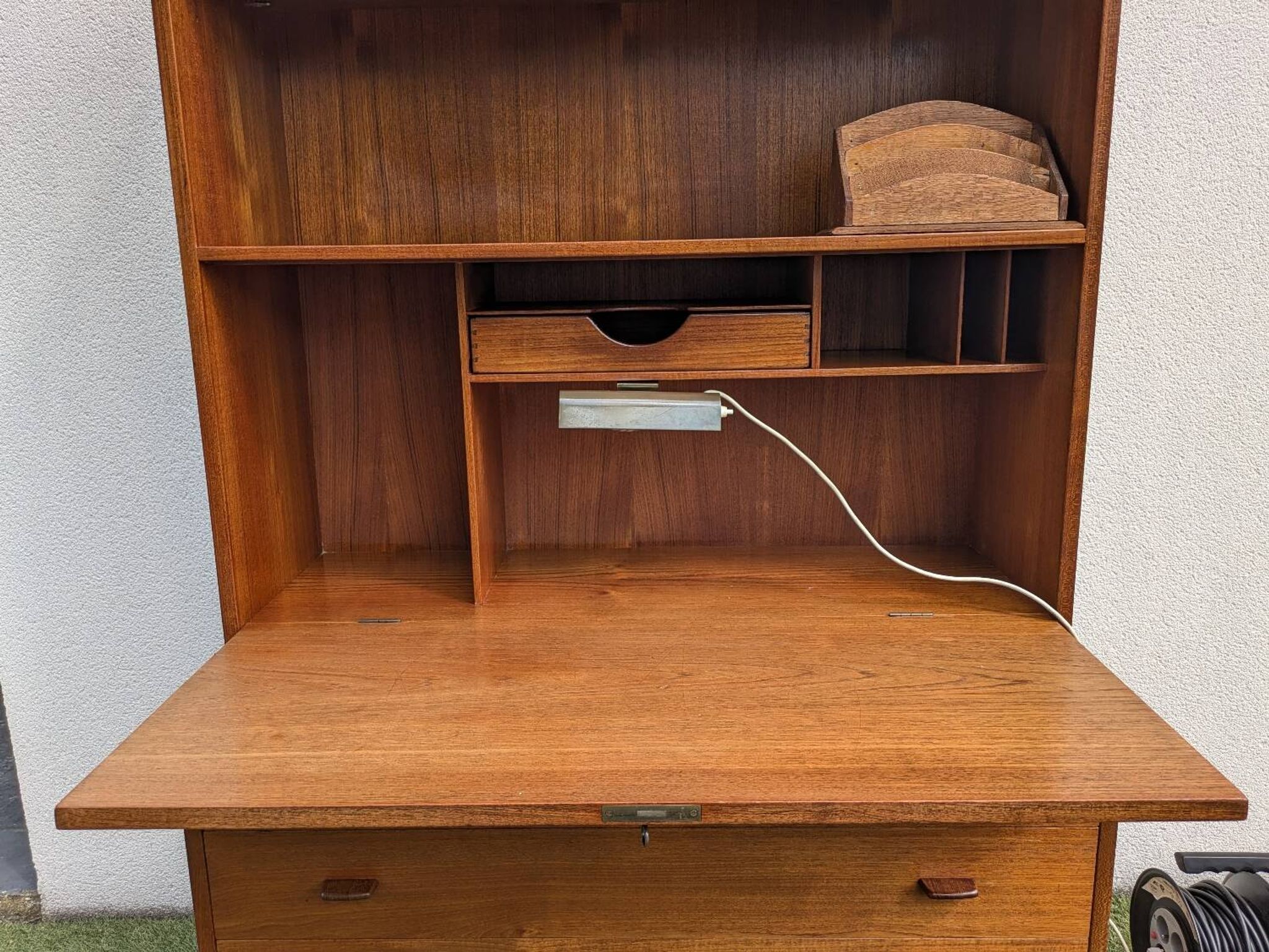 Wegner modular secretary library (RY Møbler) teak 50s