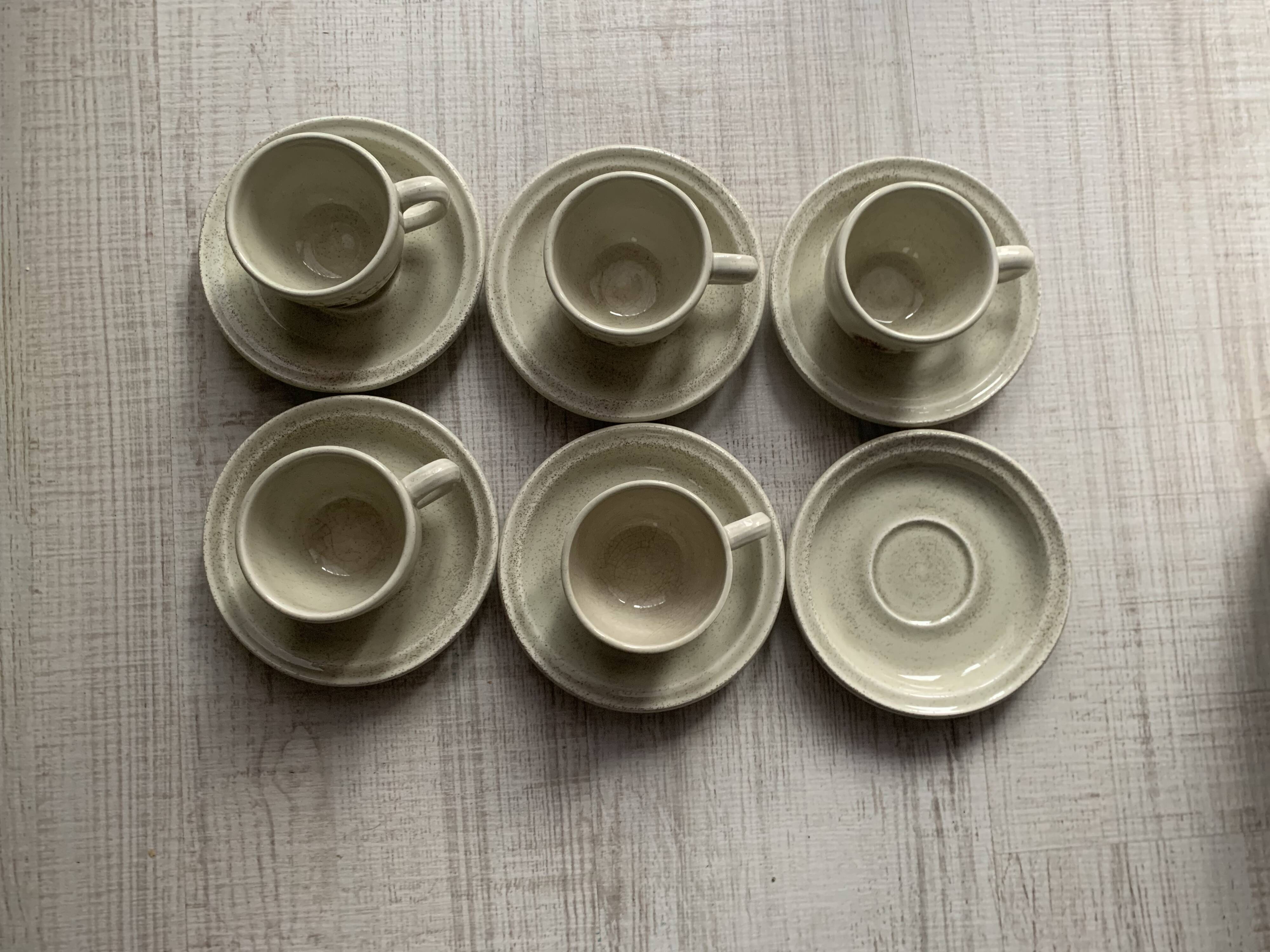 Sarreguemines thistle coffee service