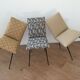 Trio of chairs from the years 70 completely renovated