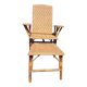 Rattan garden deckchair half XXth