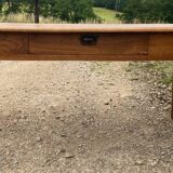 Oak table with a drawer early 20th