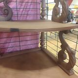 Pickled mahogany veneer neck