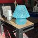 Original 1970s Murano Blue XL Lamp