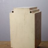 Postmodern marble & brass side table, 1970s