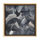 Tableau peinture abstraite encadrée "SOUK" fait main