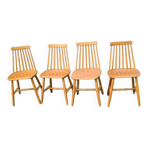 Chaises scandinaves bois