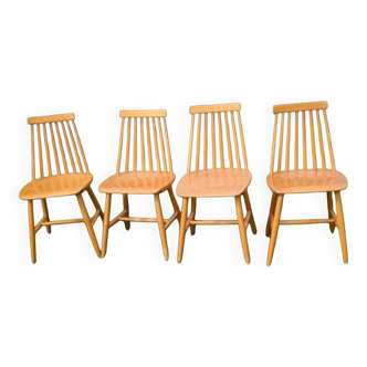 Scandinavian wooden chairs