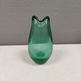 Extrêmement rare "torskemund/ cod mouth", vase - per lütken, holmegaard 1951