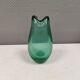 Extremely rare "torskemund/ cod mouth", vase - per lütken, holmegaard 1951