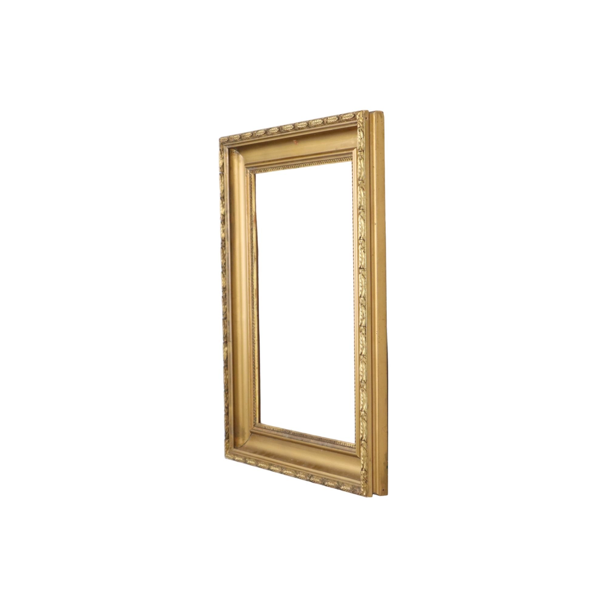 Vintage gold wooden frame classic baroque style painting frame 53x42cm