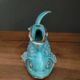 Fish Turquoise Vase 1950 Paby
