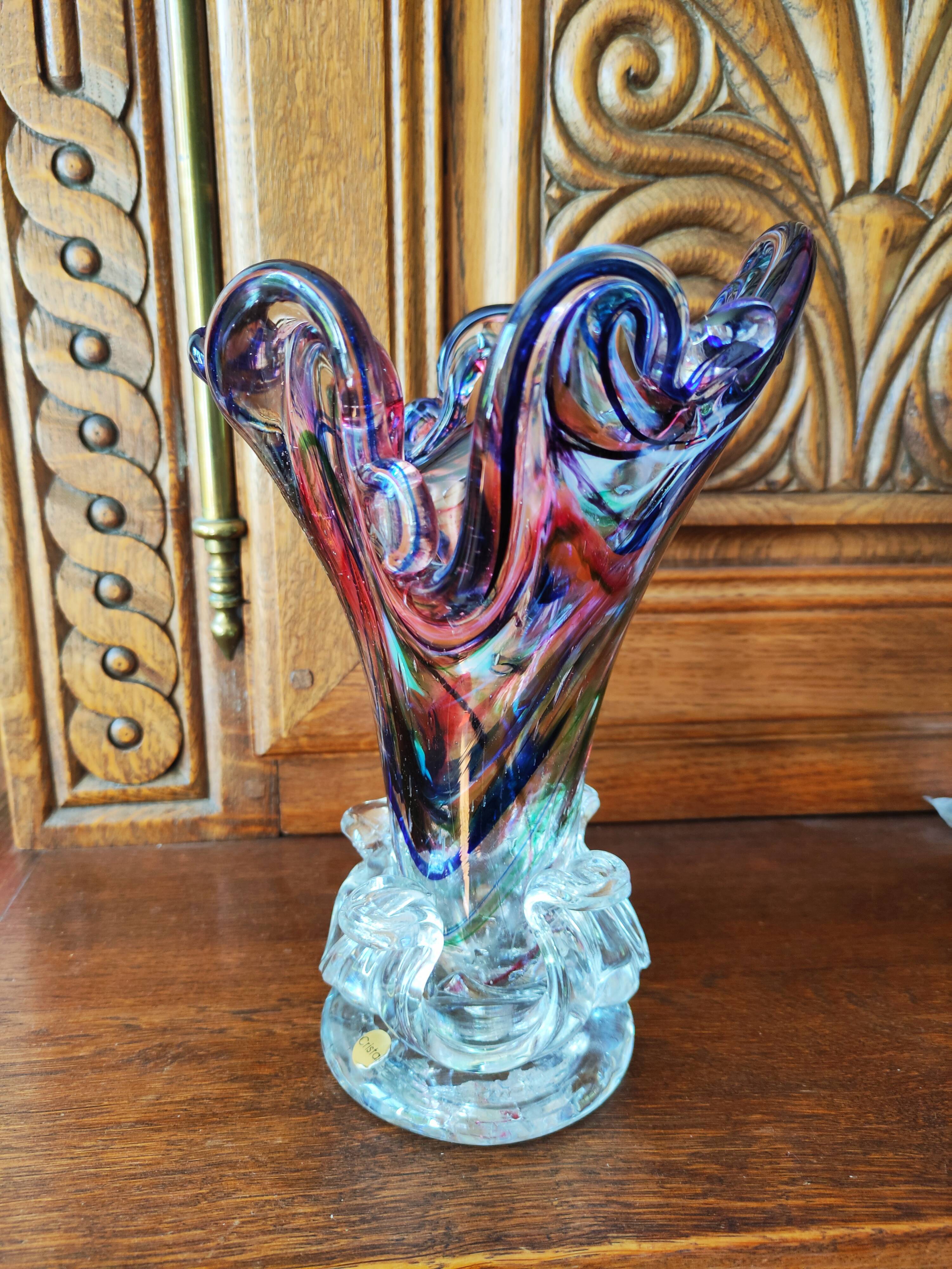 Retro crystal vase
