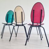 Set of 5 50s chairs