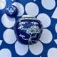 Vintage ginger jar in porcelain